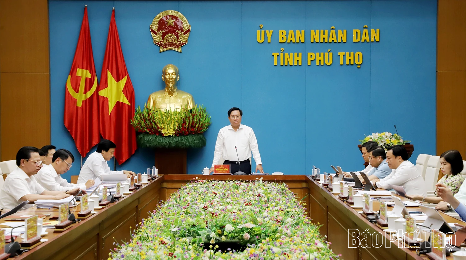 Phiên họp Hành chính tháng 7 của UBND tỉnh