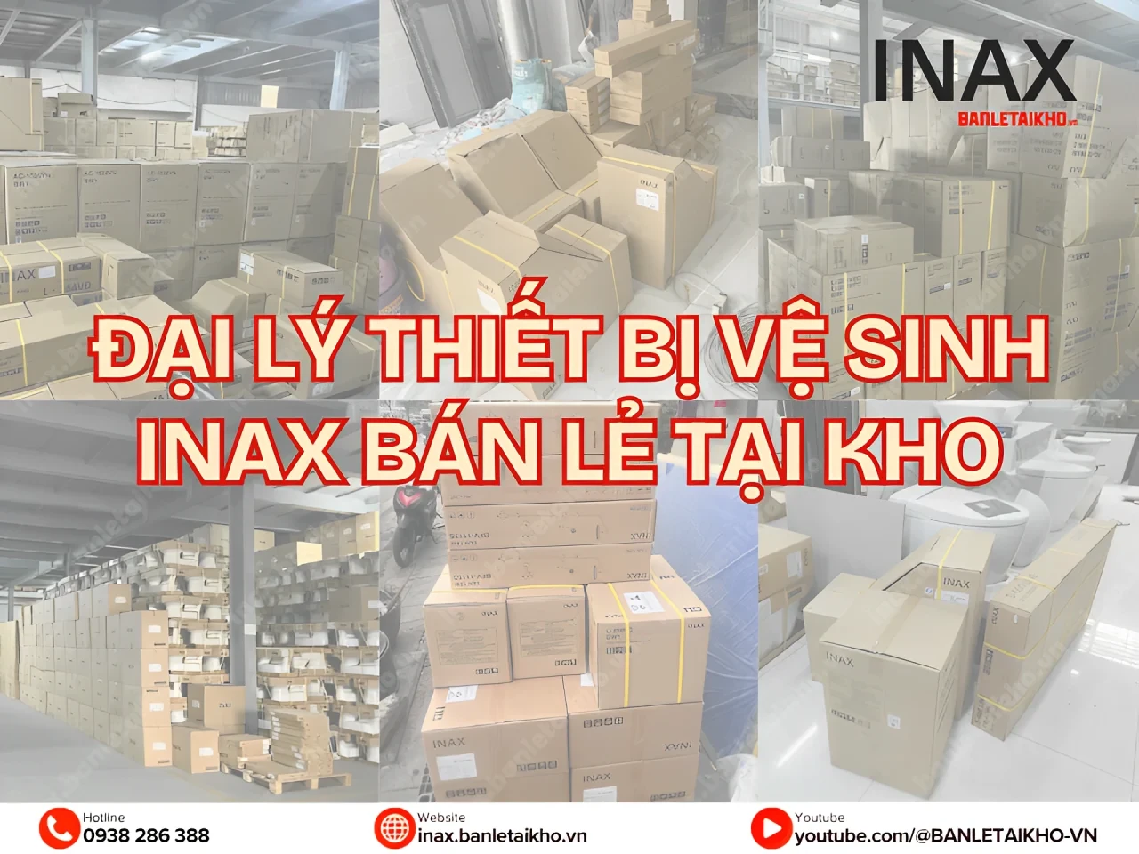 Các loại bồn cầu INAX chính hãng tại INAX Bán Lẻ Tại Kho