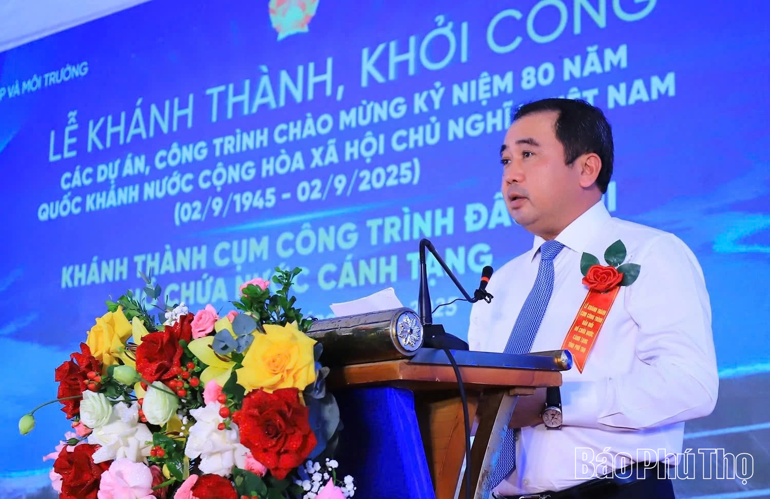 Lễ khánh thành Hồ chứa nước Cánh Tạng
