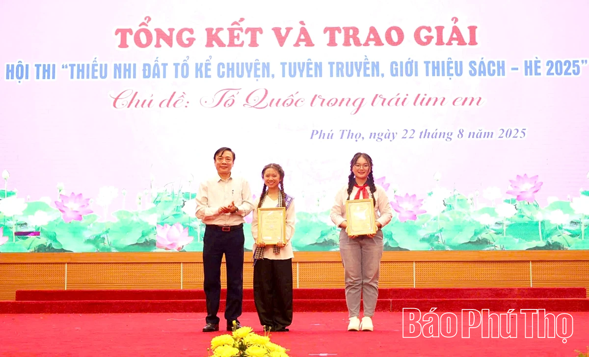 Hội thi “Thiếu nhi Đất Tổ kể chuyện, tuyên truyền, giới thiệu sách - Hè 2025”