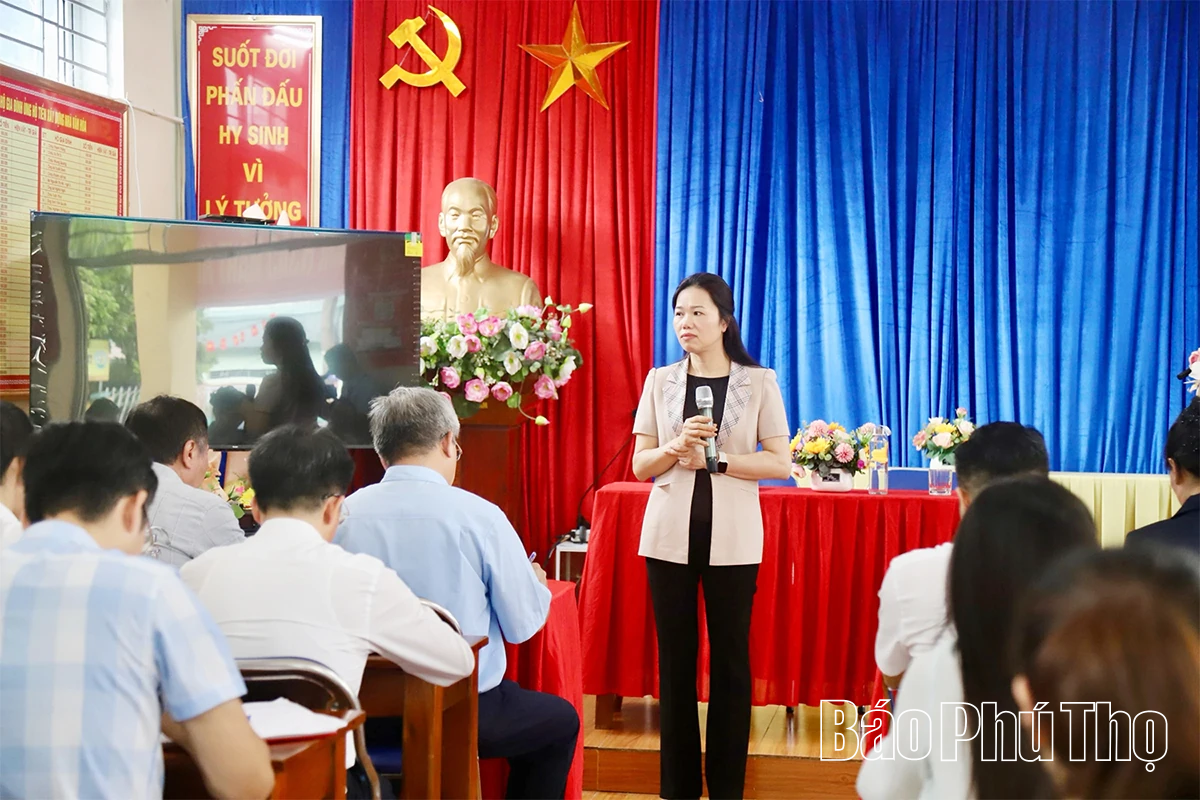 Khảo sát việc vận hành mô hình chính quyền địa phương 2 cấp tại phường Tân Hòa