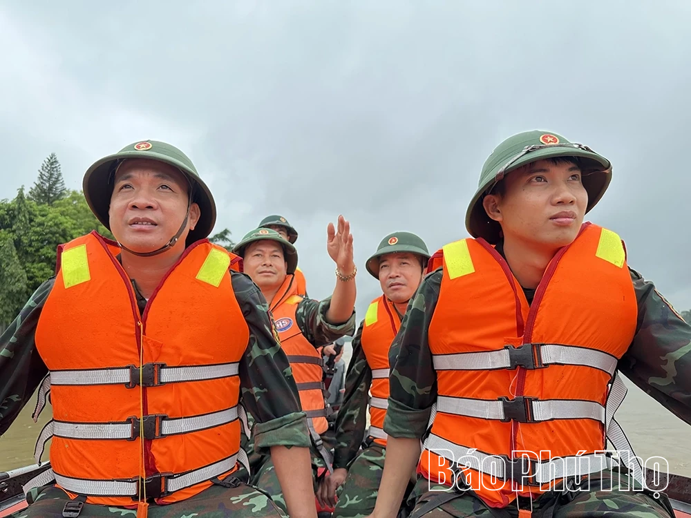 Ban Chỉ huy Phòng thủ khu vực 4 - Vĩnh Yên chủ động ứng phó mưa lũ