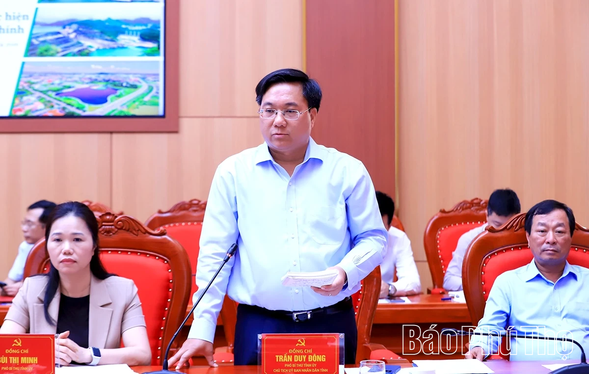 Thường trực Tỉnh uỷ làm việc với Đảng ủy Sở Tài chính