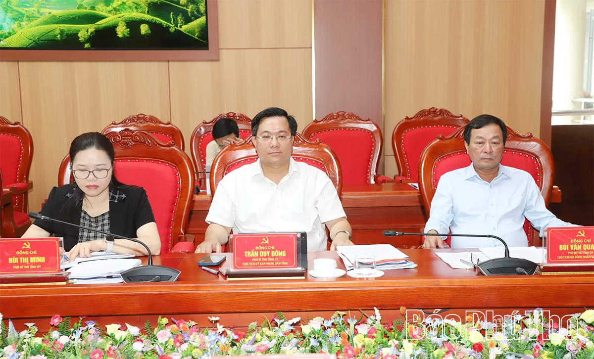 Ban Thường vụ Tỉnh ủy họp, thông qua nhiều nội dung quan trọng
