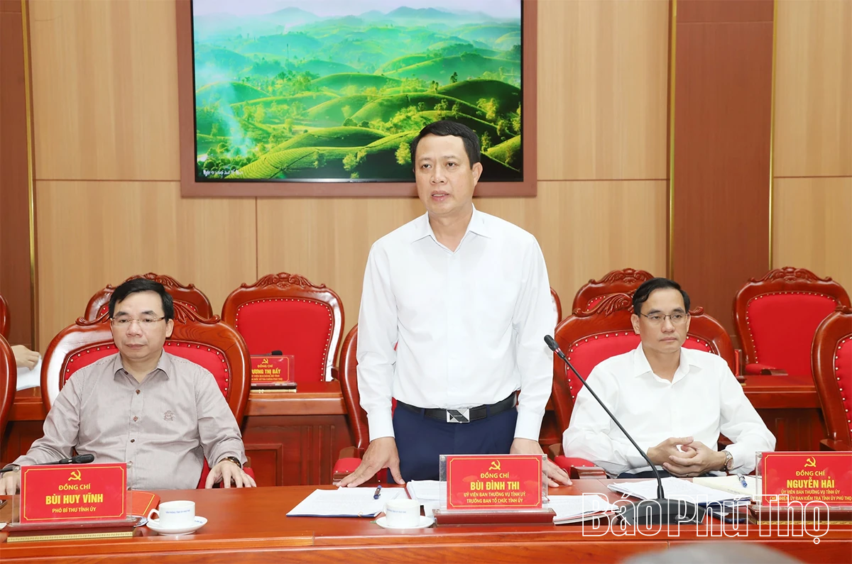 Ban Thường vụ Tỉnh ủy họp, thông qua nhiều nội dung quan trọng