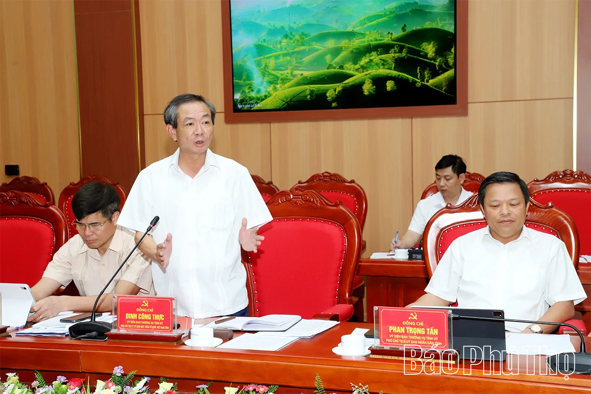 Ban Thường vụ Tỉnh ủy họp, thông qua nhiều nội dung quan trọng