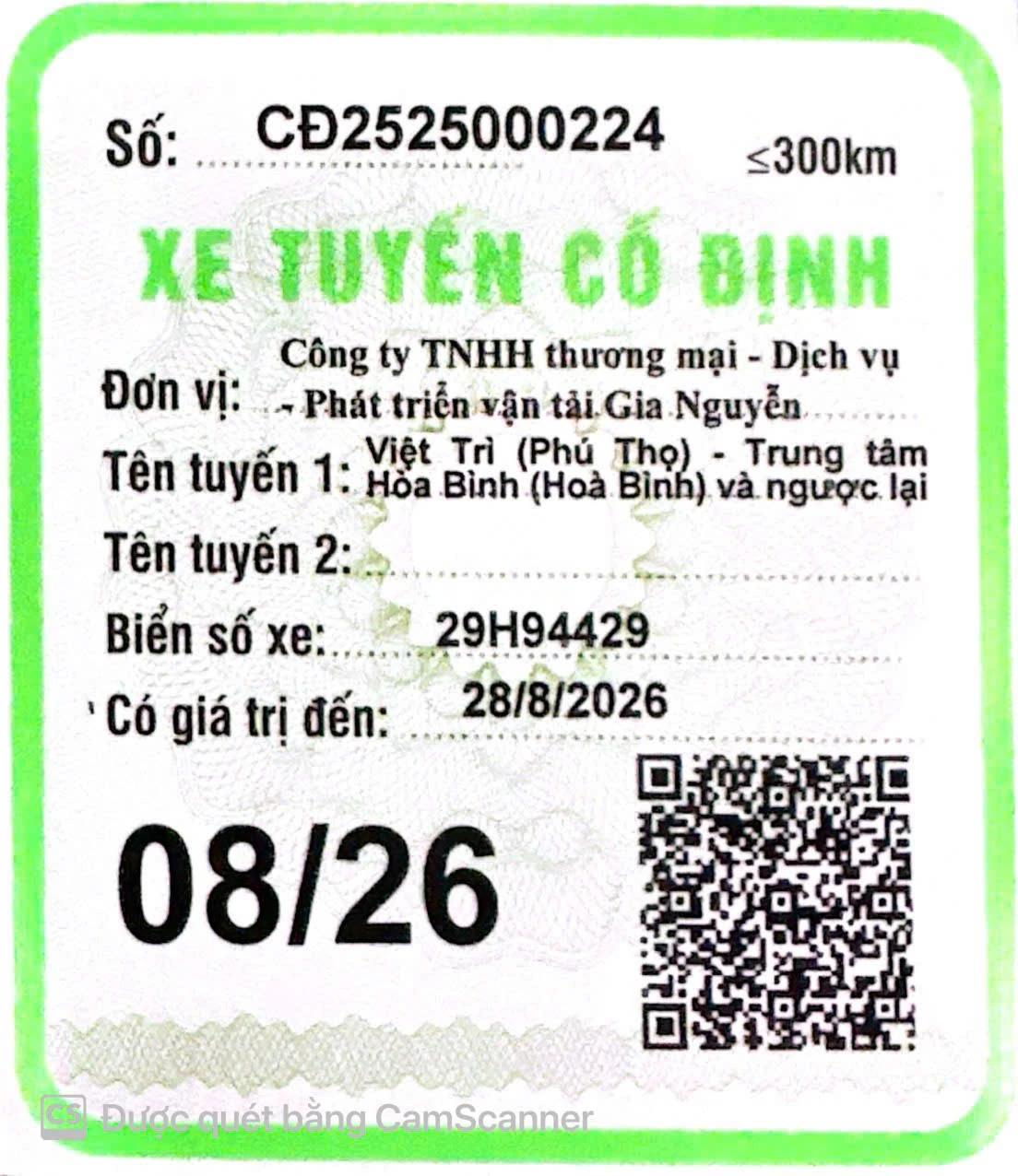 Từ 3/9, khai thác tuyến xe khách cố định Hòa Bình – Việt Trì