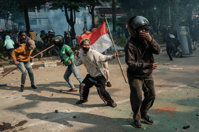 1.200 người bị bắt ở thủ đô Indonesia sau một tuần bạo loạn