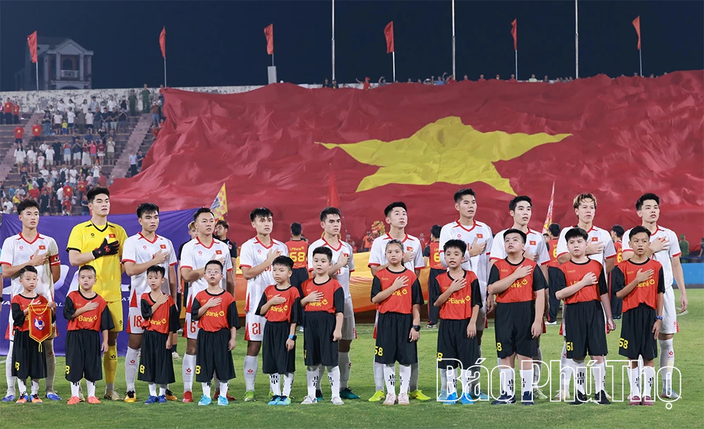 Những hình ảnh đẹp của Đội tuyển U23 Việt Nam trên SVĐ Việt Trì