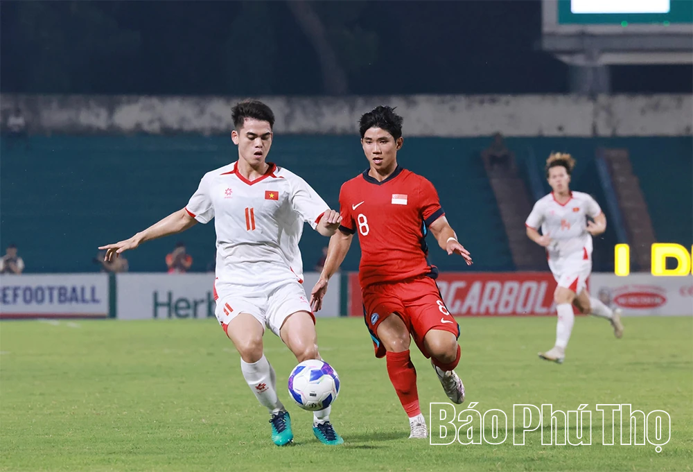Những hình ảnh đẹp của Đội tuyển U23 Việt Nam trên SVĐ Việt Trì