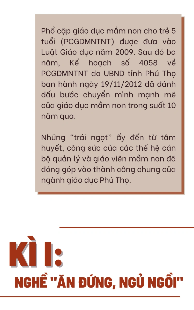 Chặng đường 10 năm phổ cập giáo dục mầm non