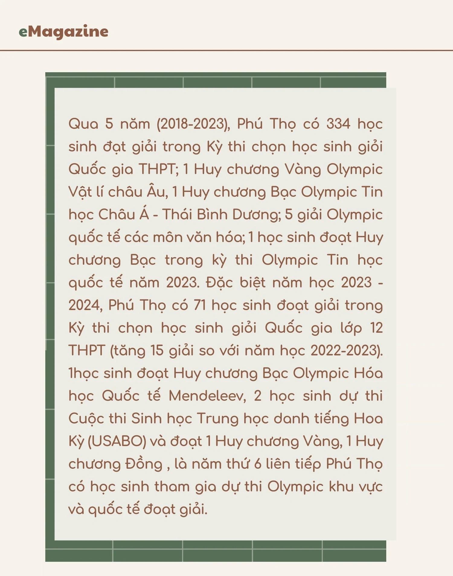 Giáo dục Đất Tổ - Những tấm gương truyền cảm hứng - Kỳ I: Nối tiếp truyền thống hiếu học