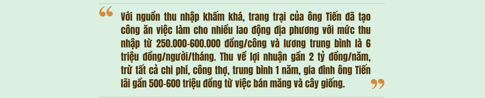 Người góp vành đai xanh “Luỹ tre biên giới Việt”