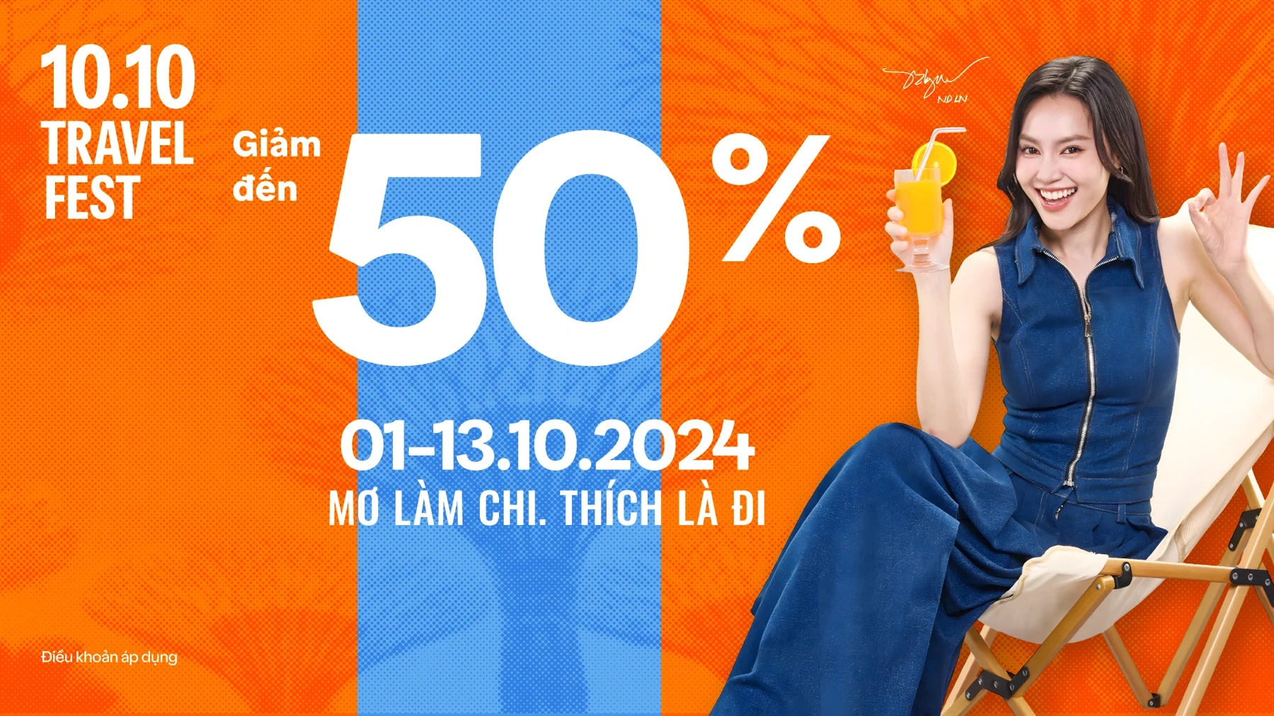 Vi vu khắp chốn với Traveloka 10.10 Travel Fest: Tiết kiệm đến 50% chi phí du lịch!