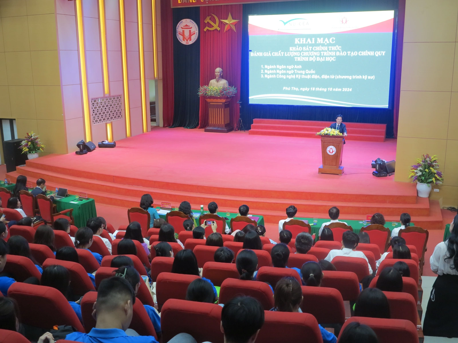 Khai mạc khảo sát chính thức đánh giá chất lượng chương trình đào tạo chính quy trình độ Đại học