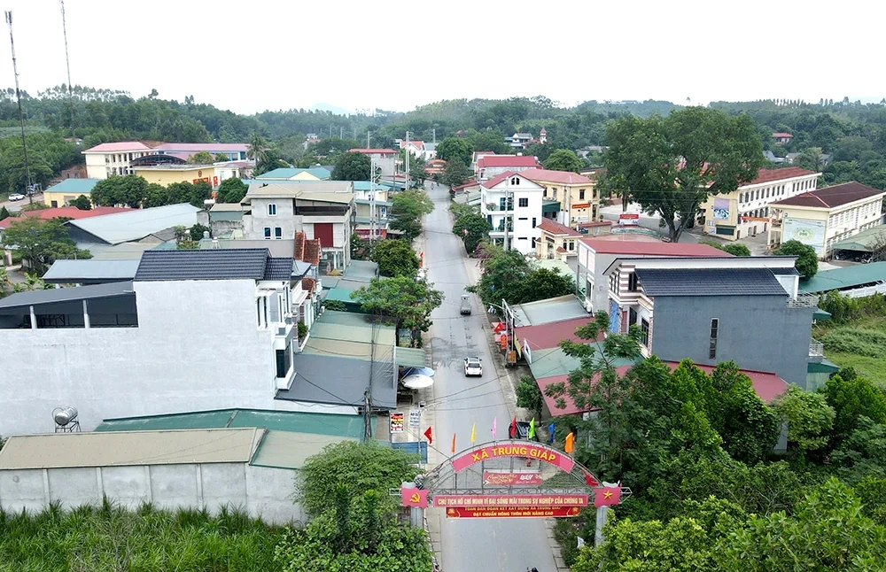 Ý Đảng - lòng dân trong xây dựng nông thôn mới nâng cao ở Trung Giáp