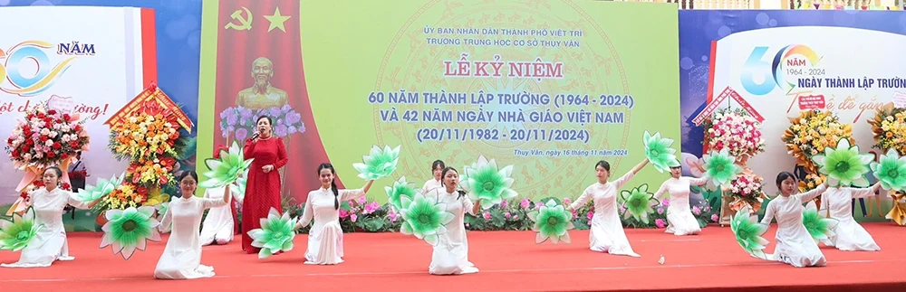 Trường THCS Thụy Vân kỷ niệm 60 năm thành lập