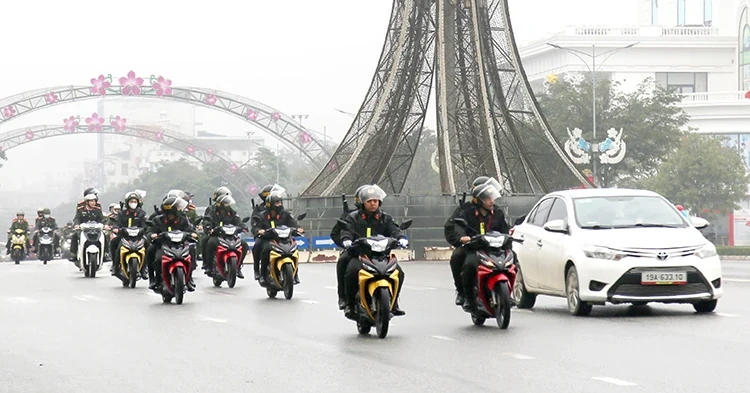 Công an tỉnh: Ra quân thực hiện cao điểm tấn công, trấn áp tội phạm bảo đảm ANTT Tết Nguyên đán Ất Tỵ năm 2025