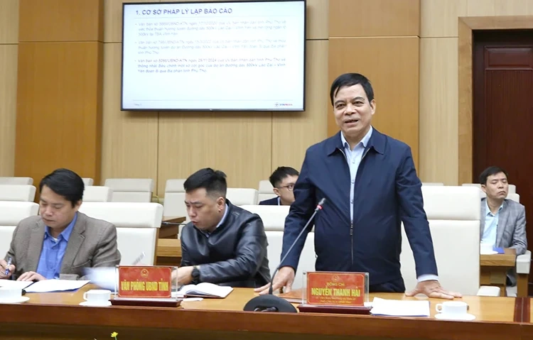 Tăng cường công tác phối hợp triển khai Dự án Đường dây 500kV Lào Cai - Vĩnh Yên