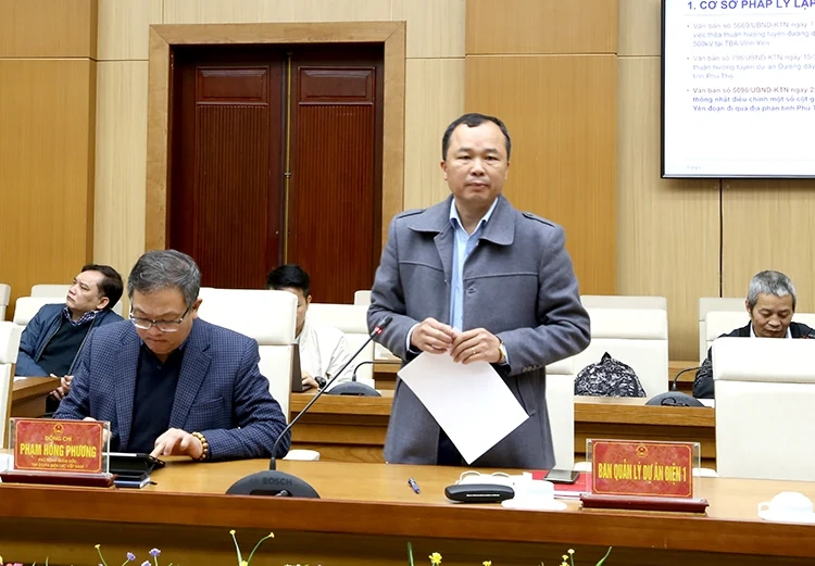 Tăng cường công tác phối hợp triển khai Dự án Đường dây 500kV Lào Cai - Vĩnh Yên