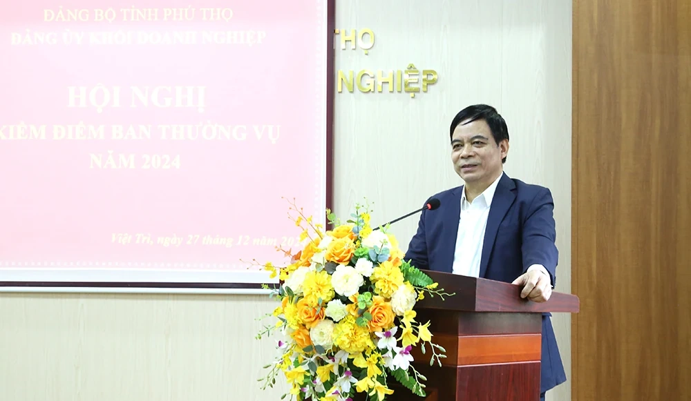 Hội nghị kiểm điểm Ban Thường vụ Đảng ủy Khối Doanh nghiệp tỉnh