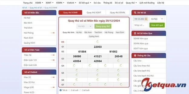 Quay thử xổ số miền Bắc: Dự đoán kết quả hôm nay chuẩn xác