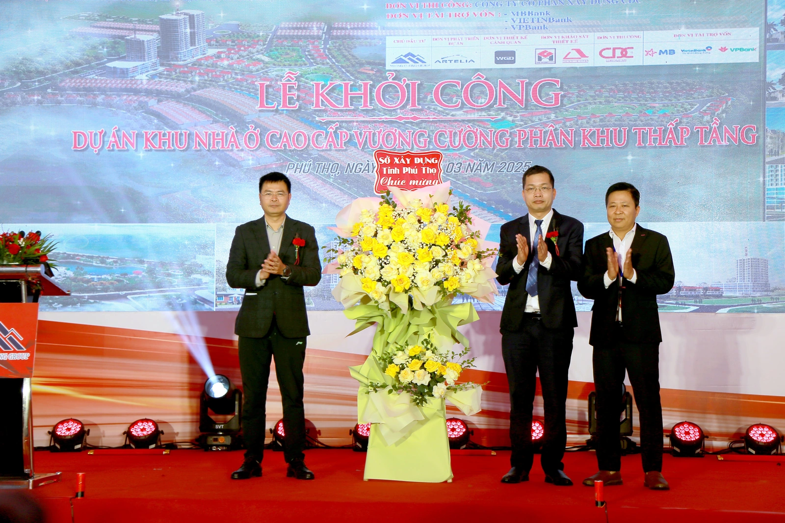 Groundbreaking ceremony for Vuong Cuong high-end residential project in low-rise area