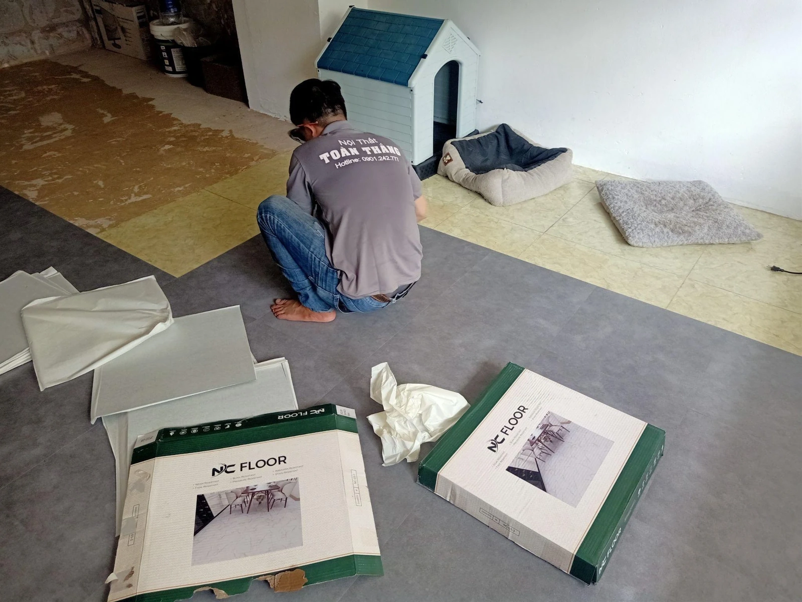 Sàn nhựa giả gỗ bao nhiêu tiền 1 mét vuông tại Sàn gỗ Toàn Thắng