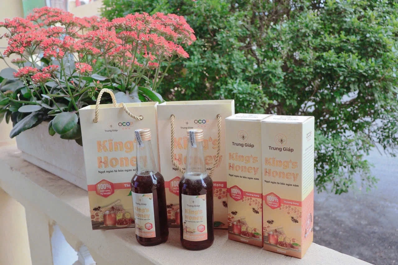 The sweet taste of Trung Giap honey