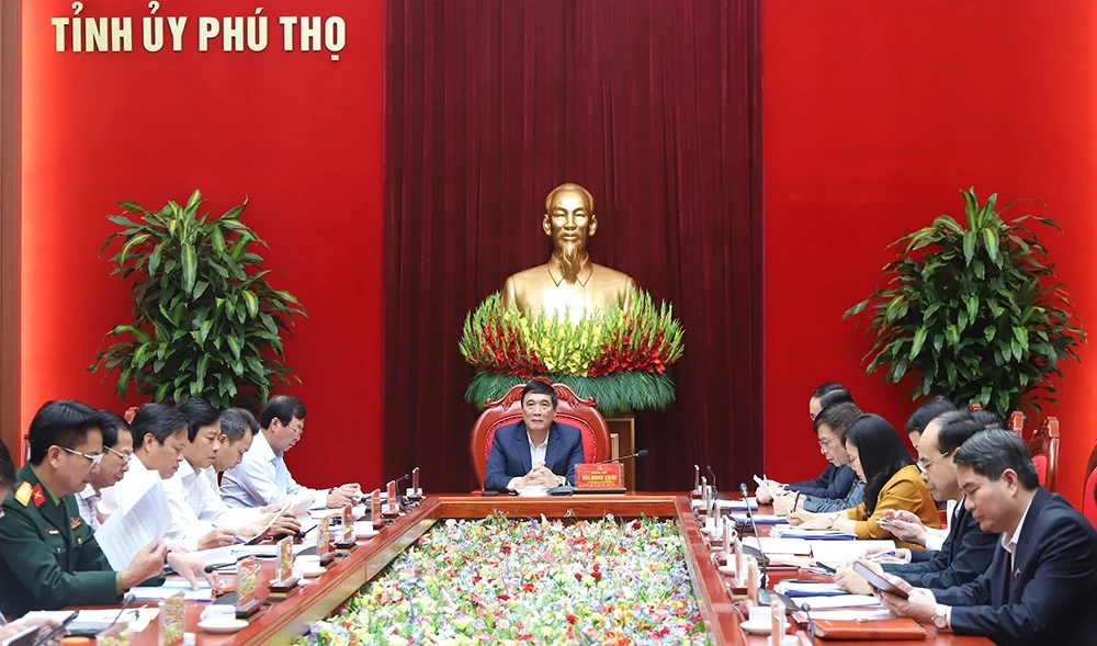Những nhiệm vụ tập trung thực hiện liên quan sắp xếp tổ chức bộ máy của hệ thống chính trị tại Phú Thọ
