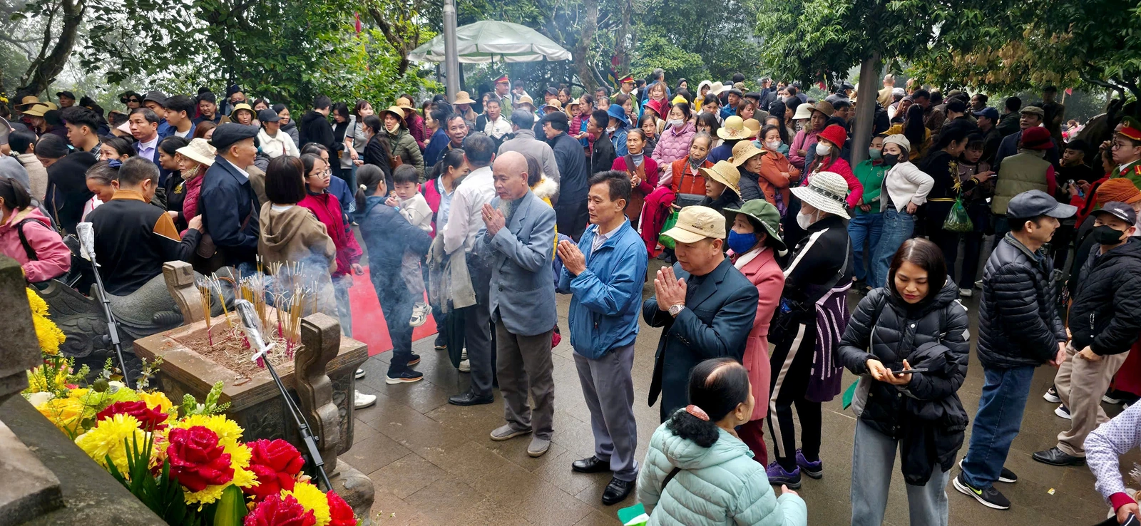 Đền Hùng trước ngày chính lễ