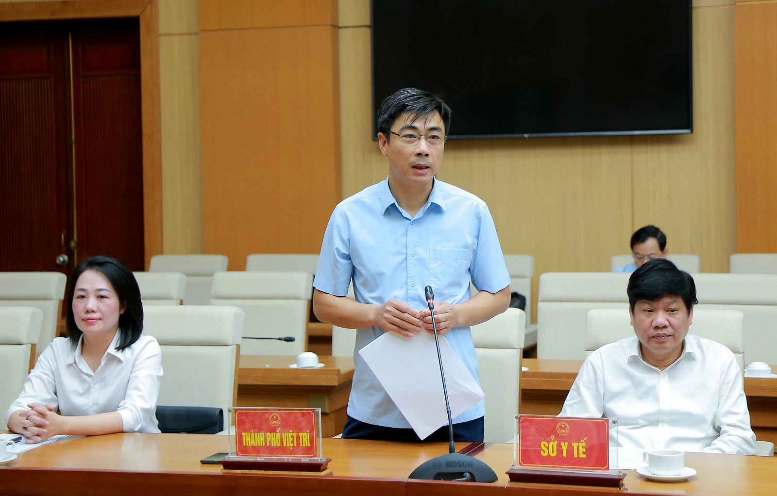 Chủ tịch UBND tỉnh nghe báo cáo công tác tổ chức Giỗ Tổ Hùng Vương - Tuần Văn hóa Du lịch Đất Tổ năm Ất Tỵ - 2025