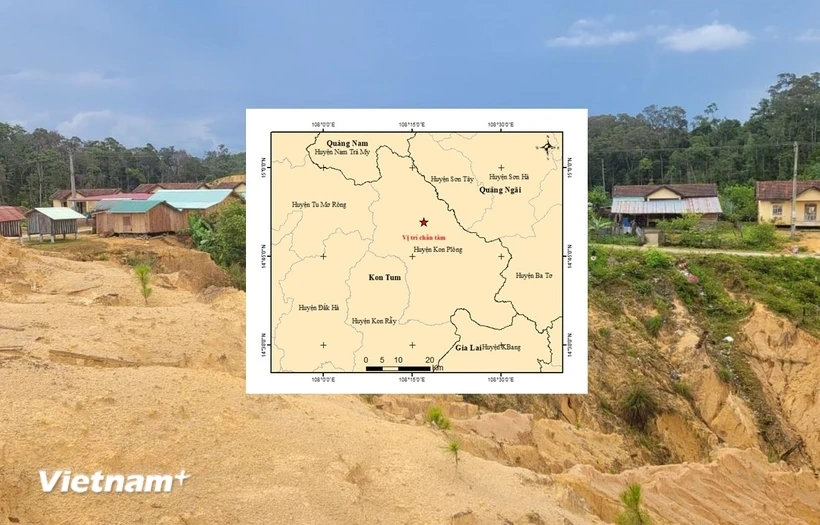 Xảy ra 3 trận động đất liên tiếp tại “điểm nóng” ở Tây Nguyên trong sáng 31/3