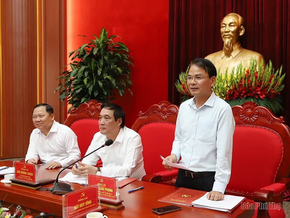 Thường trực Tỉnh uỷ Phú Thọ, Vĩnh Phúc, Hoà Bình họp thống nhất triển khai công tác sắp xếp, sáp nhập