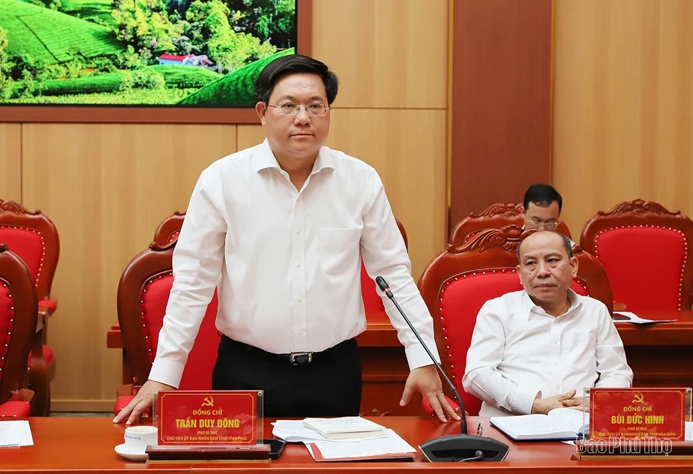 Thường trực Tỉnh uỷ Phú Thọ, Vĩnh Phúc, Hoà Bình họp thống nhất triển khai công tác sắp xếp, sáp nhập