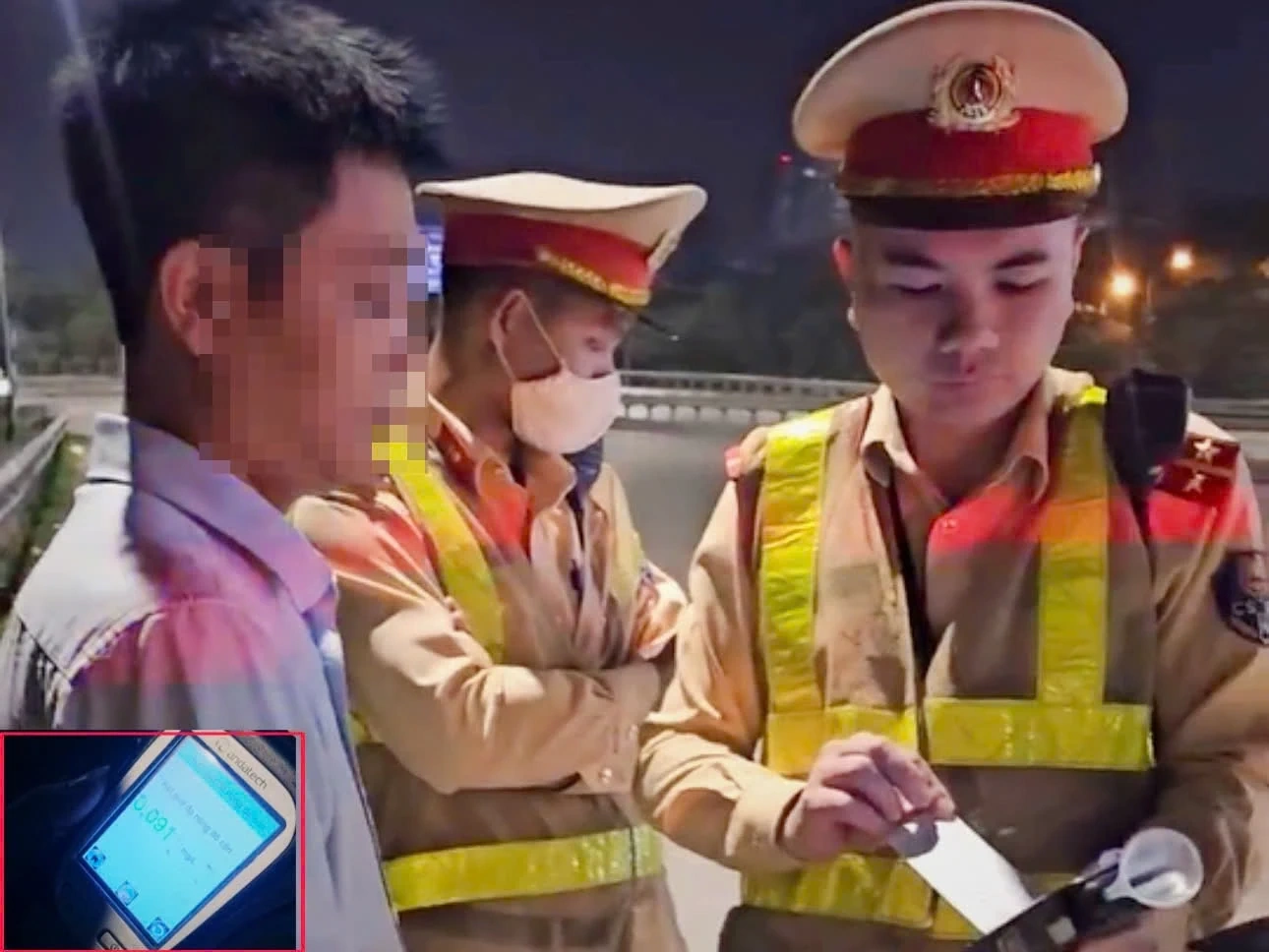 Liên tiếp phát hiện tài xế ô tô vi phạm nồng độ cồn, dương tính với ma túy