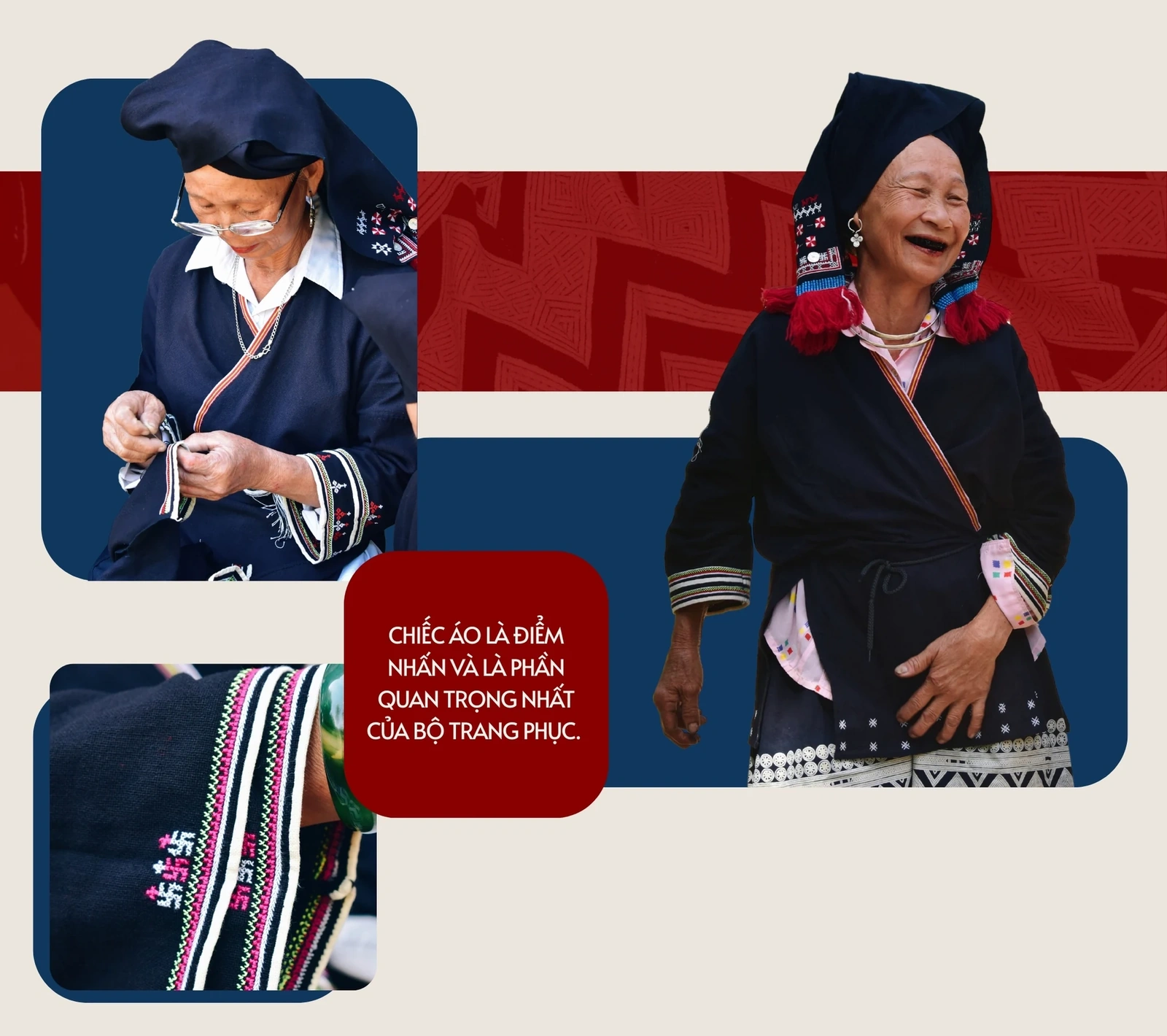 “Ngôn ngữ” văn hóa trên trang phục truyền thống