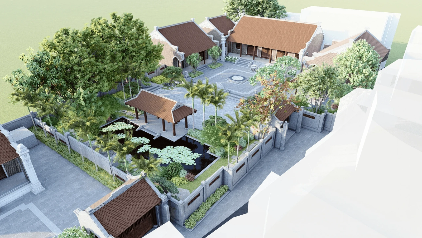 Dịch vụ thiết kế - thi công sân vườn Phú Thọ hàng đầu hiện nay