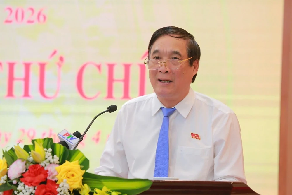 Bài phát biểu khai mạc Kỳ họp chuyên đề thứ Chín, HĐND tỉnh Khoá XIX của đồng chí Bùi Minh Châu - Ủy viên Ban Chấp hành Trung ương Đảng, Bí thư Tỉnh ủy, Chủ tịch HĐND tỉnh, Trưởng Đoàn ĐBQH tỉnh