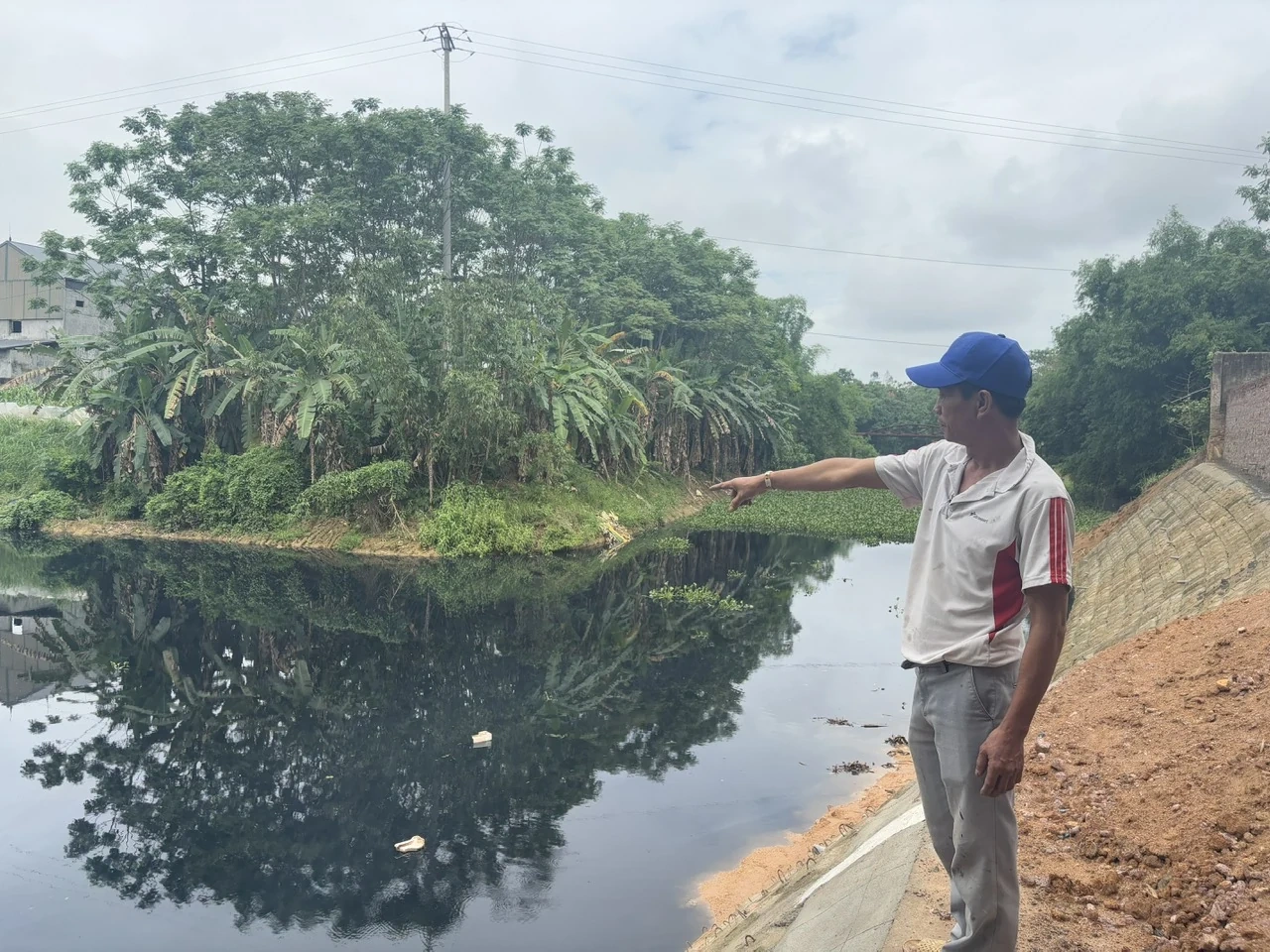 Ngòi Tranh nước bỗng “nhuộm” đen