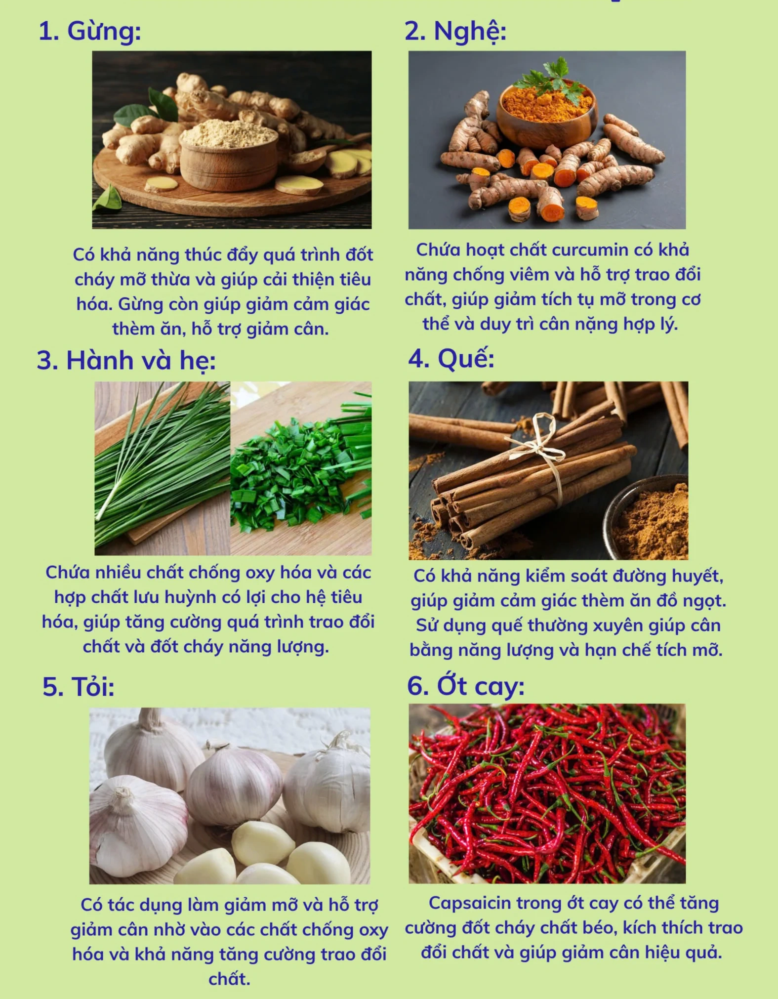 6 loại gia vị giúp giảm mỡ bụng và kiểm soát cân nặng