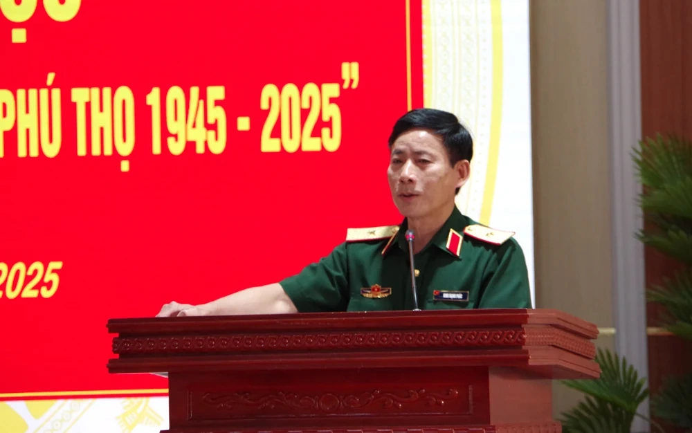 Hội thảo khoa học bổ sung, tái bản cuốn Lịch sử quân sự tỉnh Phú Thọ giai đoạn 1945-2025