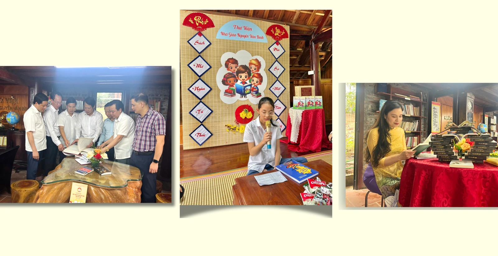 Thư viện “Nhà giáo Nguyễn Văn Bình”: Tiếp nối tình yêu sách