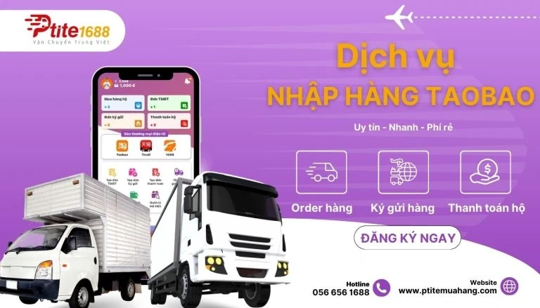 Ptite Logistics – Dịch vụ order, mua hộ hàng Taobao uy tín, chất lượng cho người mới