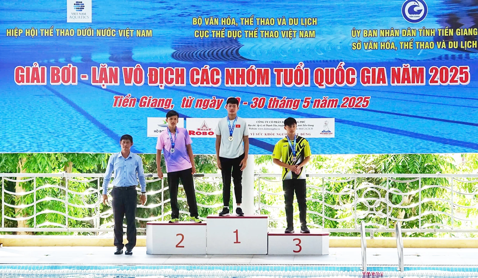 Phú Thọ giành thêm 8 huy chương tại Giải Bơi - Lặn Vô địch các nhóm tuổi Quốc gia 2025