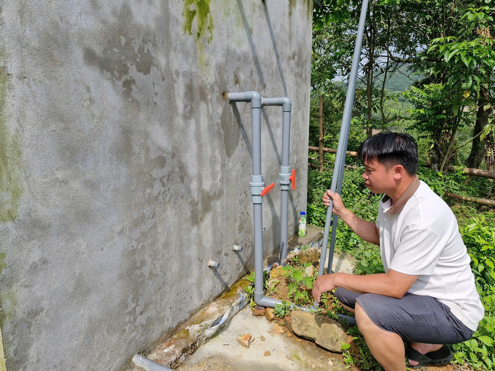 Hiệu quả từ công trình nước sạch ở Võ Miếu