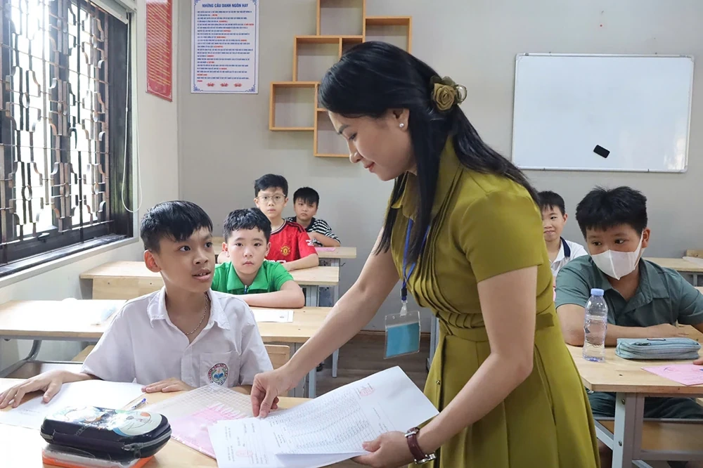 1.136 học sinh dự tuyển vào Trường THCS Văn Lang