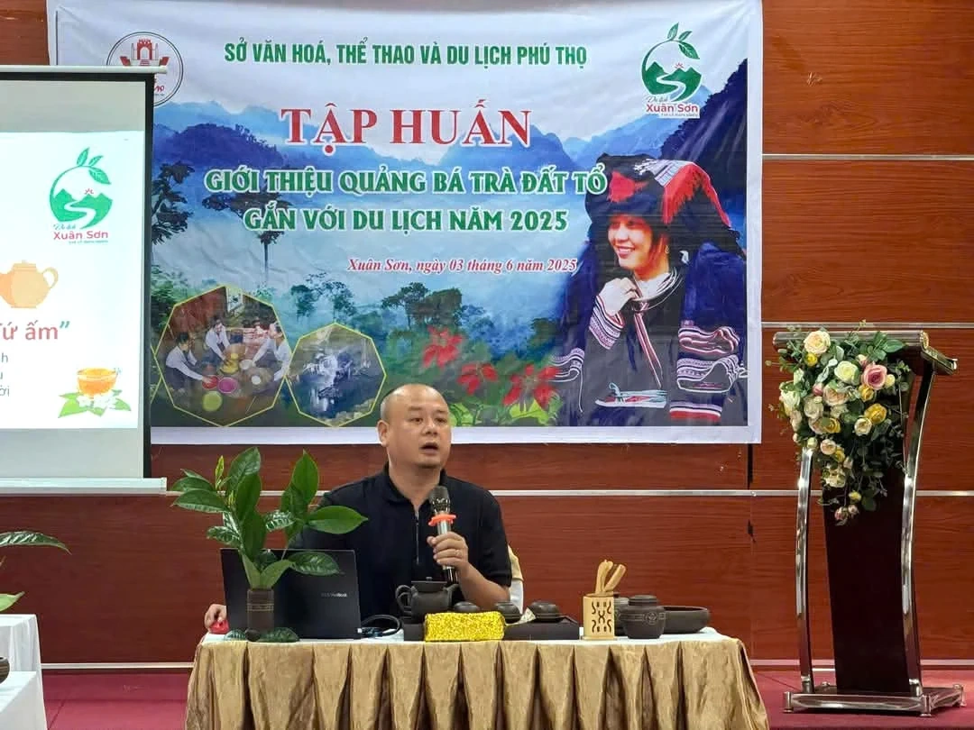 Tập huấn giới thiệu quảng bá trà Đất Tổ