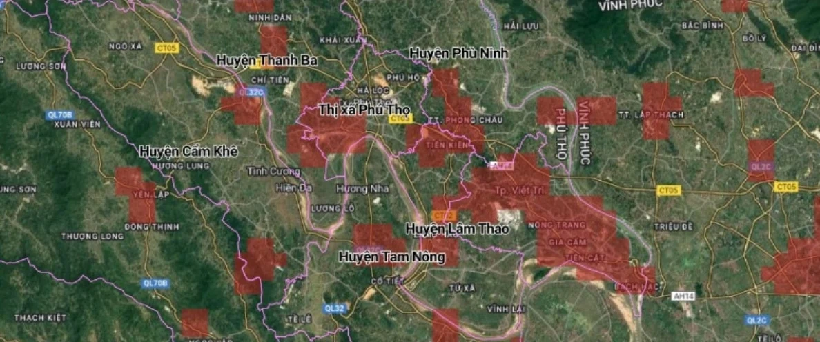 Bộ Quốc phòng công bố khu vực cấm bay trên cả nước đối với phương tiện bay không người lái