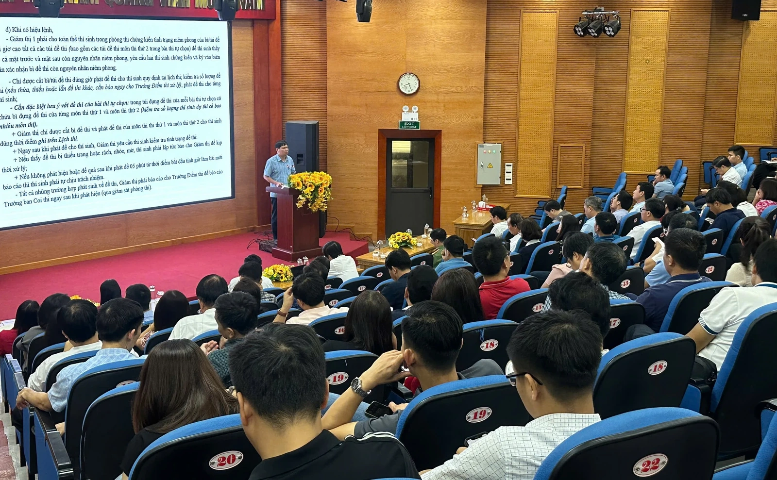 Tập huấn nghiệp vụ thanh tra, kiểm tra Kỳ thi tốt nghiệp THPT năm 2025